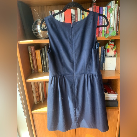 J. Crew navy wool dress - Picture 2 of 5